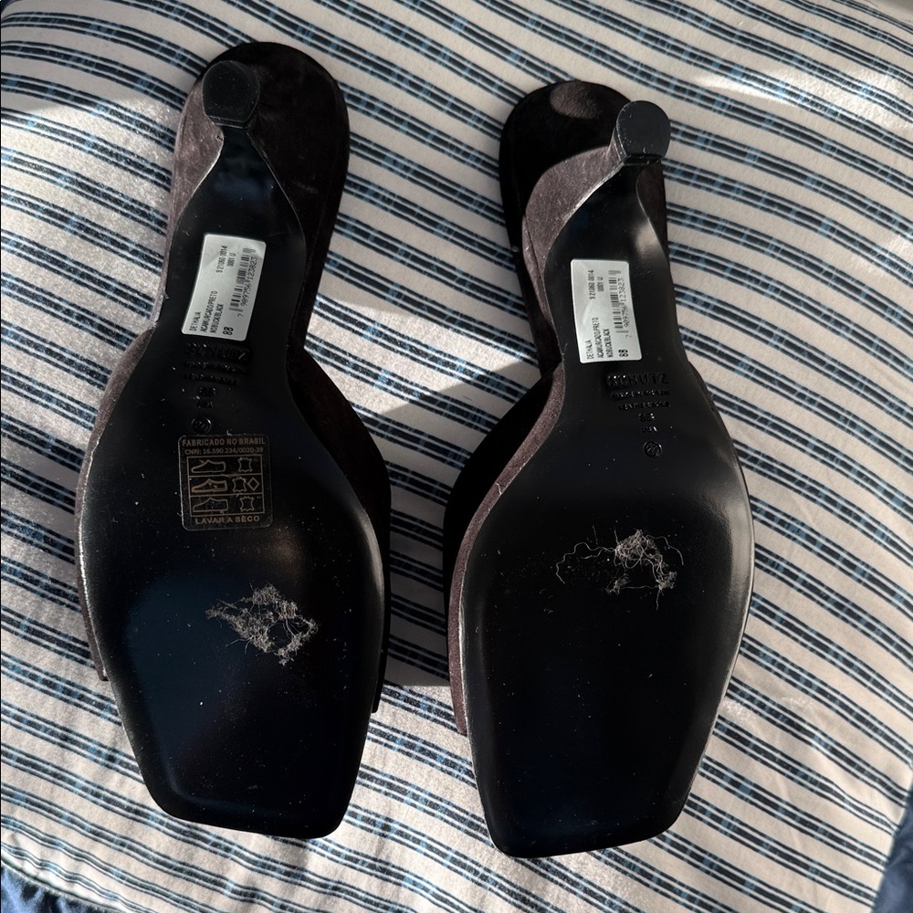 SCHUTZ Elegant Black Mules - Picture 2 of 3